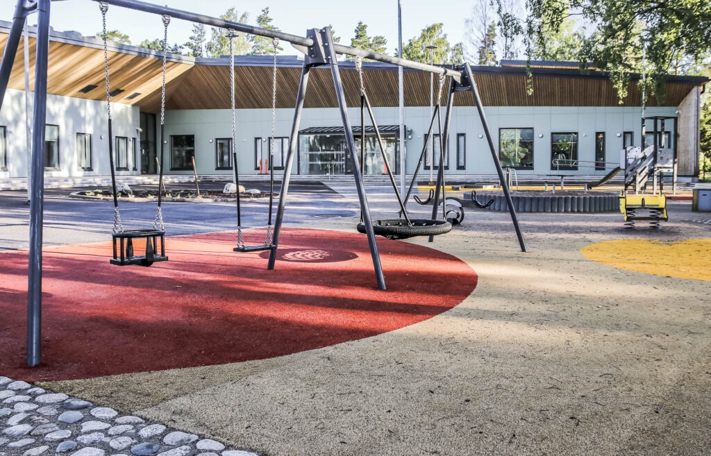 Päiväkoti Neulanen Myllypuro, päiväkodin pihan viherrakentaminen