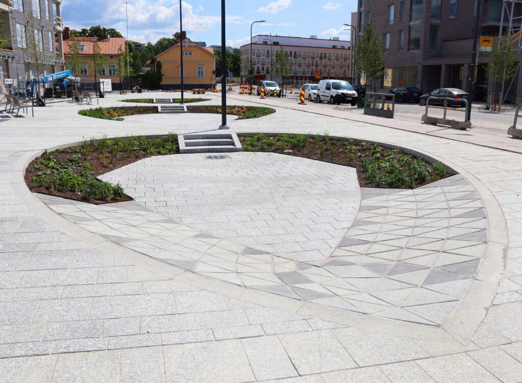 Kirstinpuiston imeytysallas viherinfrastruktuuri