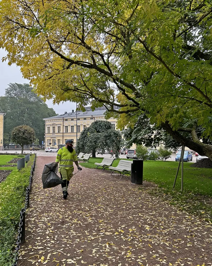Entti Desentti laura 2023 syksy roskien keruu