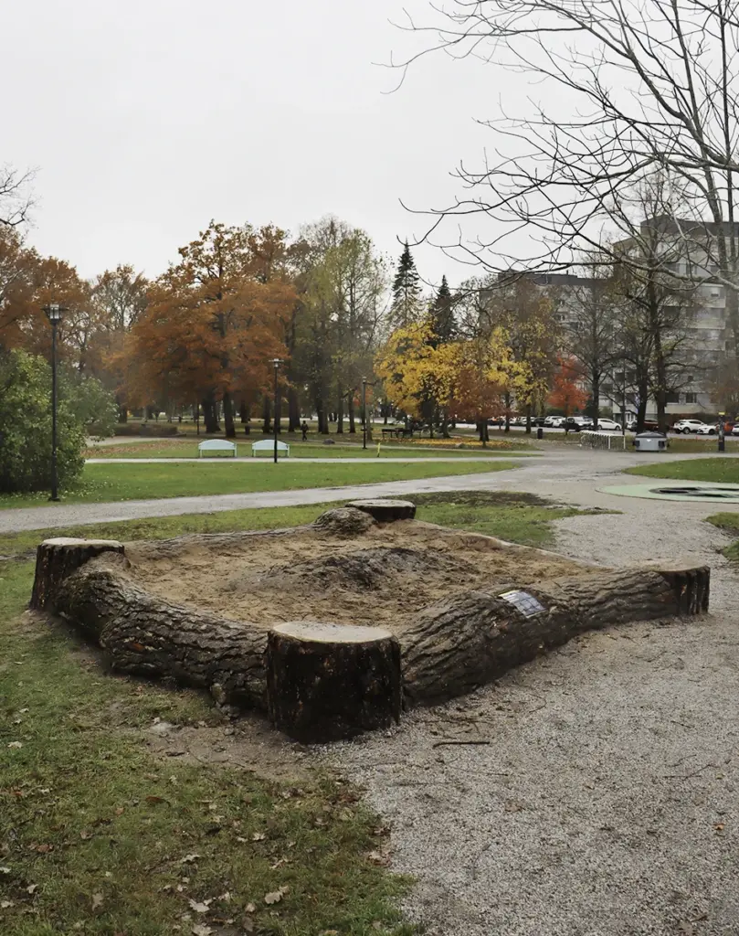 Entti VS desentti arboristi kupittaanpuisto metsämikrobi hiekkalaatikko
